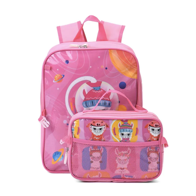 New primary school student schoolbag men's sweet and cute cartoon backpack girls grades 1-3 large-capacity children's schoolbag