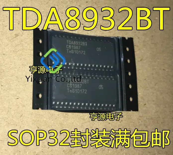 

10pcs original new Large volume TDA8932BT TDA8932T 2 * 15W Class-D stereo SOP32