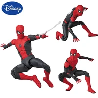 spiderman movable action figure toys movie no way home birthday gift upgrade suit collectible model mafex 113 desk ornaments