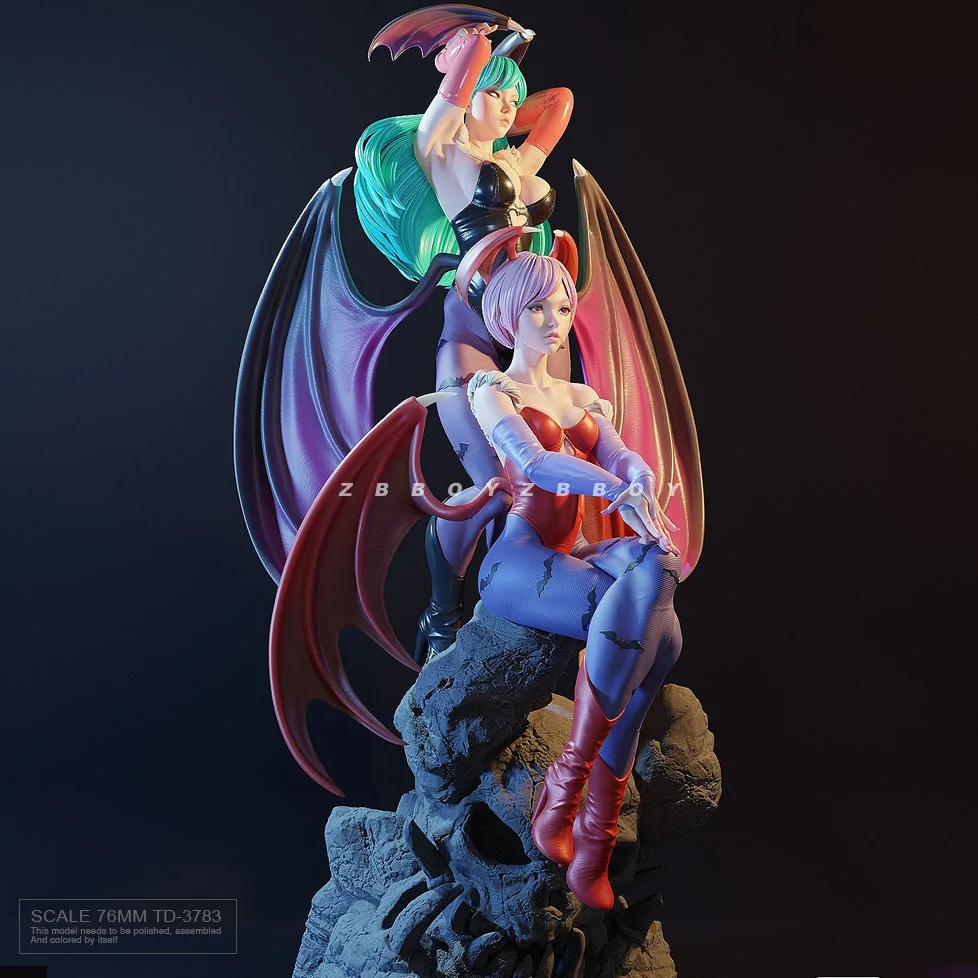 

76mm Resin model kits figure beauty colorless and self-assembled TD-3783