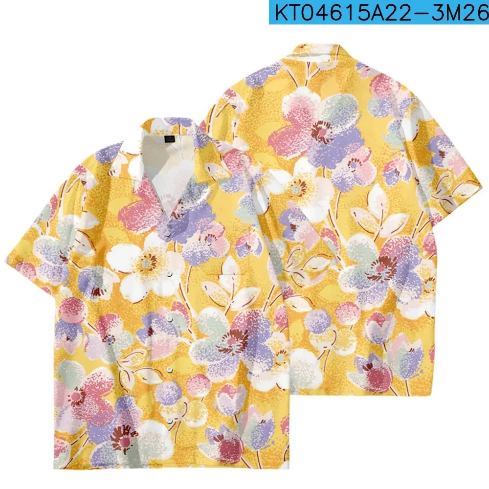 

3XL 4XL Print Floral Women T-Shirts Short Sleeve Sexy Notched Shirts Summer Polyester Nightwear Casual Home Sleepwear