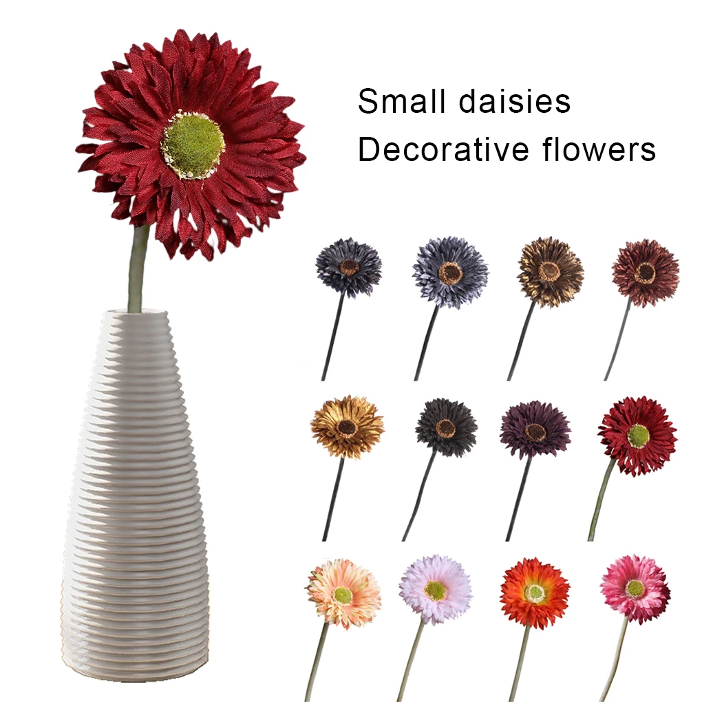 

36 Pieces Office Hotel Artificial Flower Living Room Bedroom Realistic Simulation Fake Flowers Desktop Shelf Pink