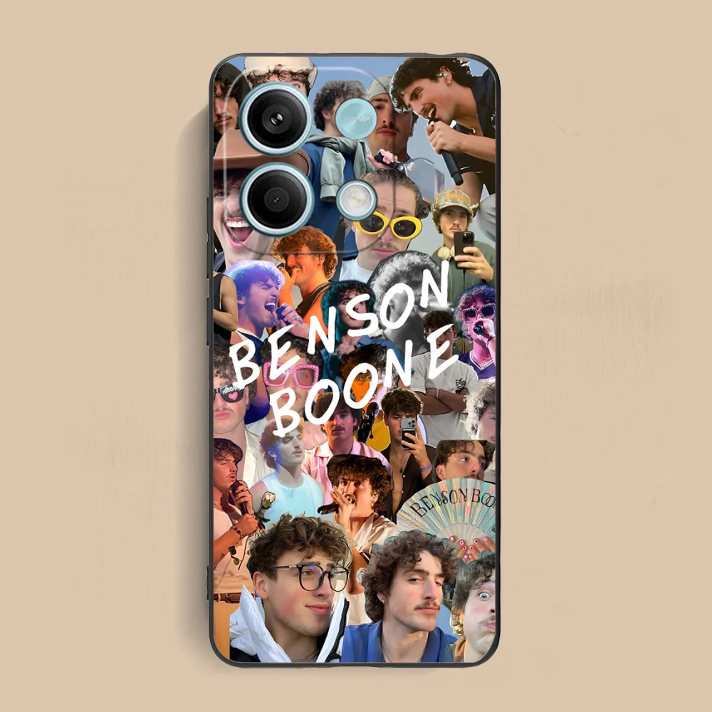 Чехол для телефона Benson Boone Xiaomi Redmi Note 13 12 11 10 9 8 7 6 S A Pro Lite Plus 5G черный чехол мобильных