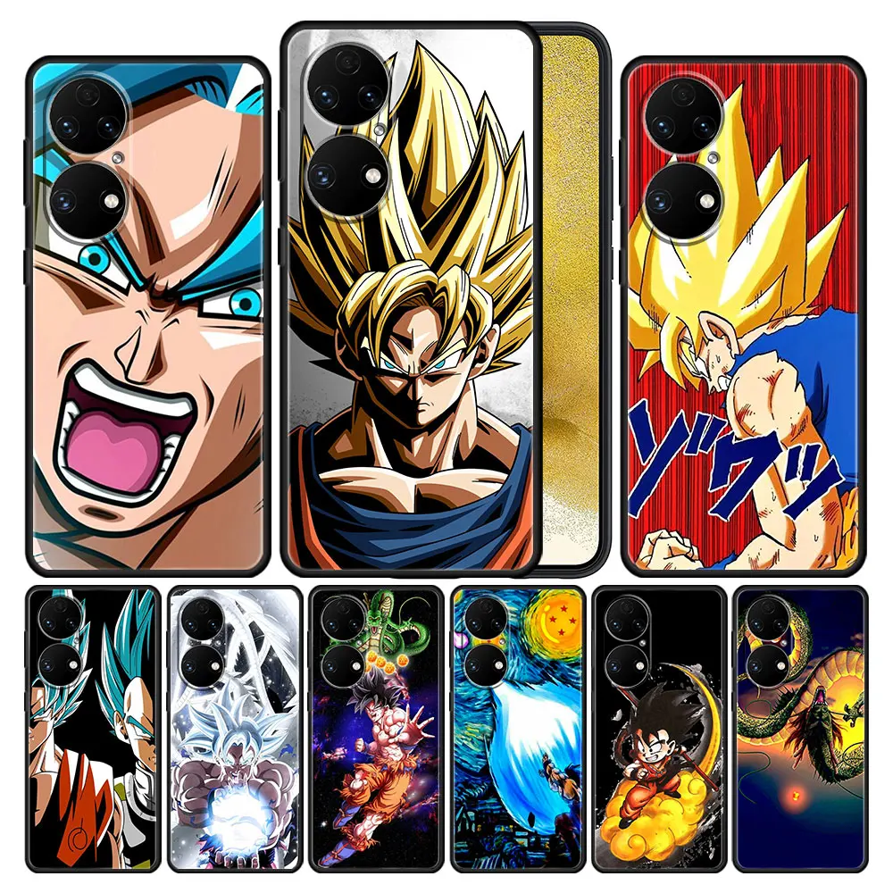 Ударопрочный чехол для мобильного телефона Dragon Ball Super Z Kid Goku Saiyajin ТПУ Huawei P40 Lite P30 P20