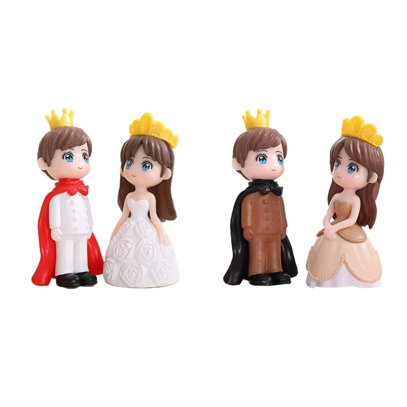 

3’’ Micro Landscape Couple Figurine DIY House Lawn Fairy Garden Table Decoration E65D