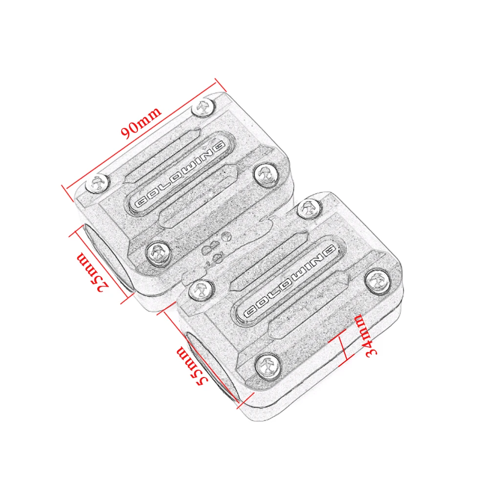 Аксессуары для мотоциклов 25 мм защитная полоса двигателя Bluemper декоративный Guared