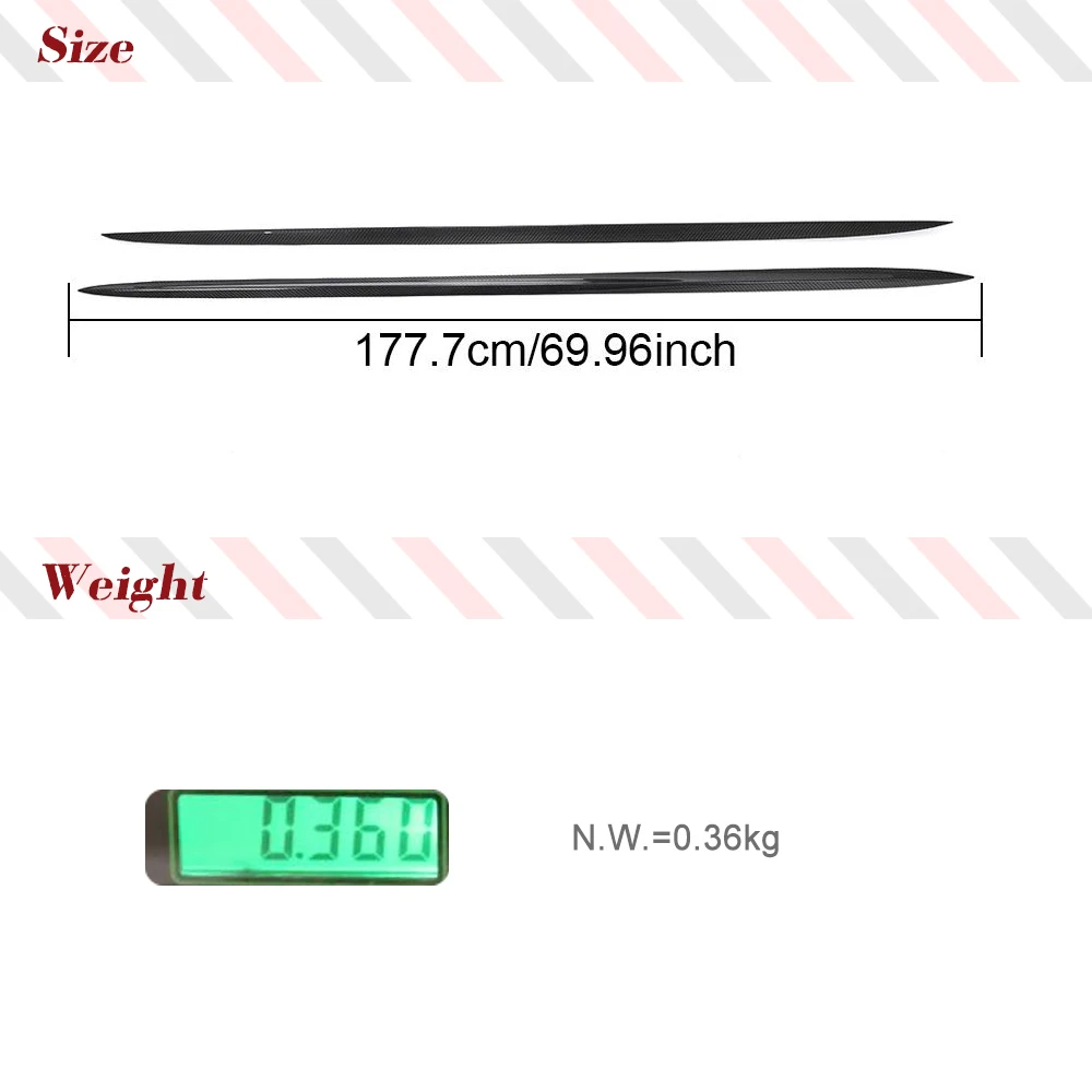 Prepreg сухое углеродное волокно боковые юбки комплект кузова для Mercedes Benz CLS Class W218