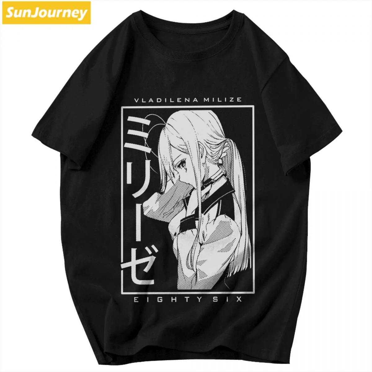 

Eighty Six Vladilena Milize 86 T Shirt Cotton Custom Short Sleeve Anime Shirt