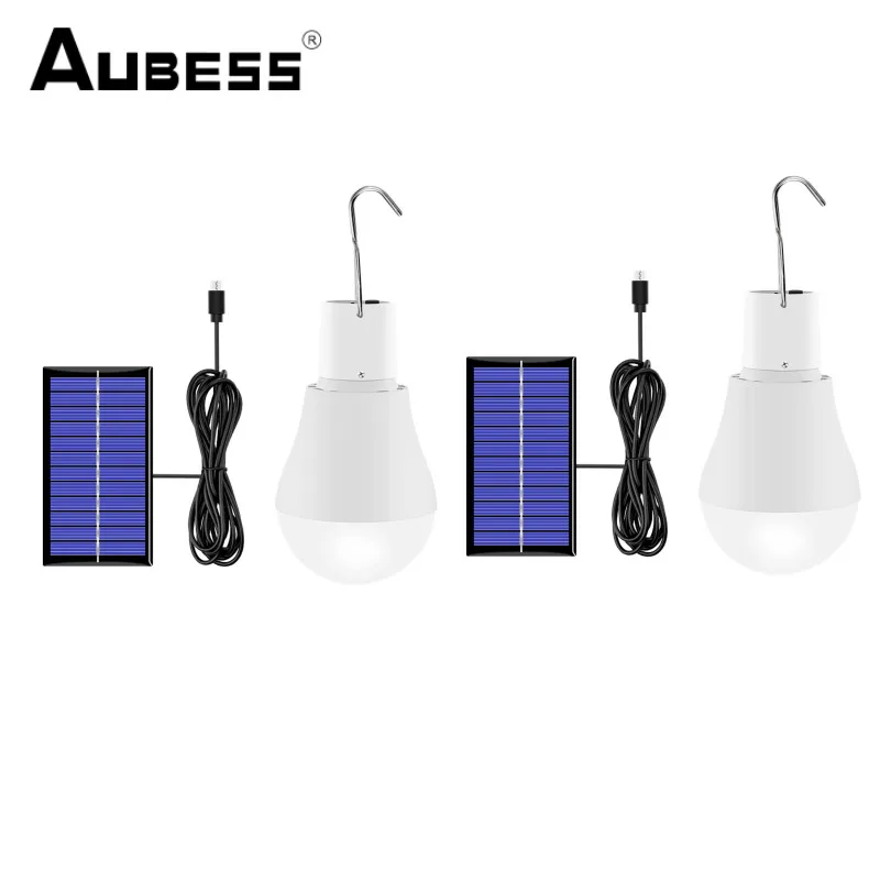 

Portable Solar Led Light Outdoor USB Bulb Camping Hiking Multi Tool For Tent Solar Bulb Hanging Lamp Courtyard Garden Lights