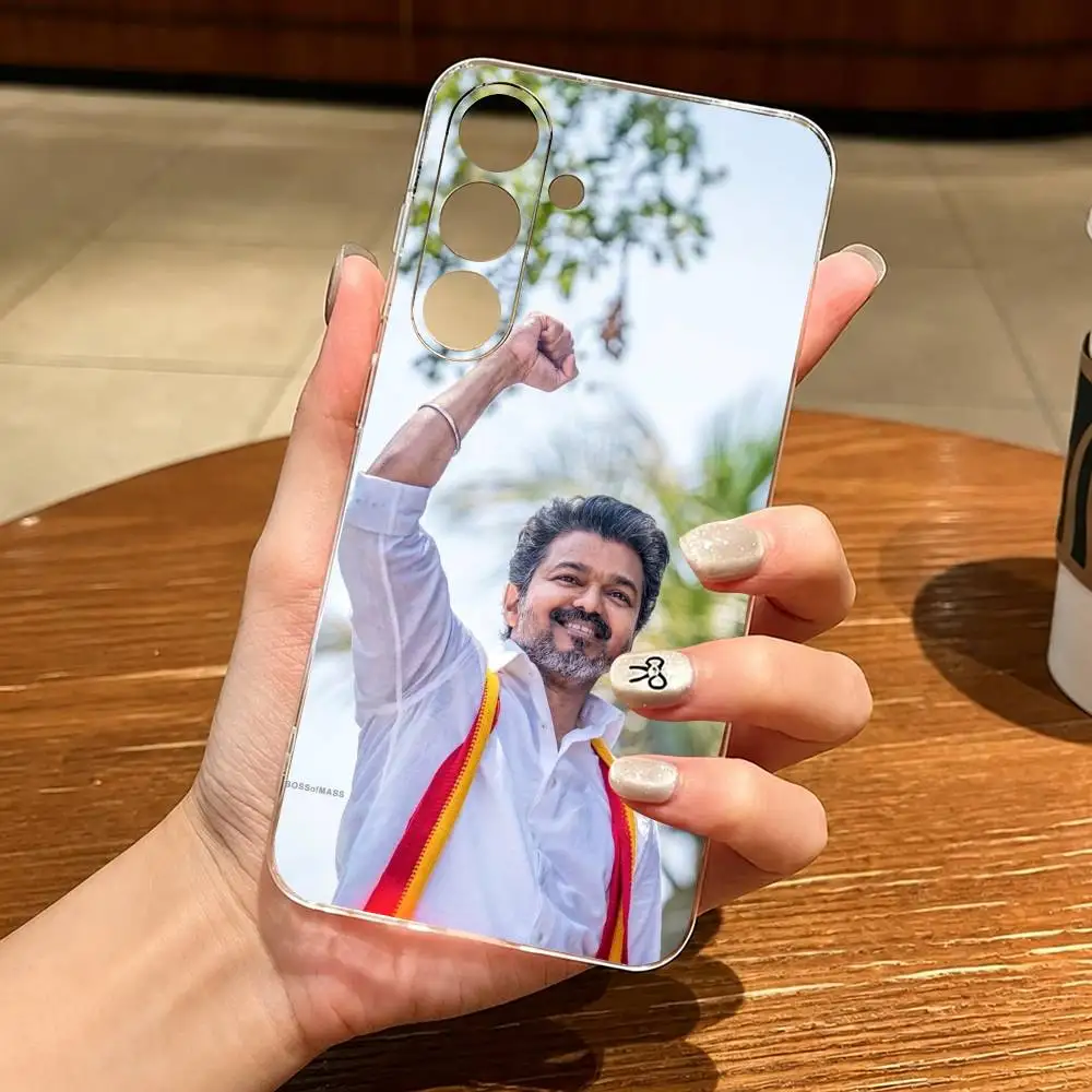 Фото Чехол для телефона T-Thalapathy V-Vijay в подарок для Samsung A10, 12, 20, 21S, 30, 31, 40, 50, 51, 52, 70, 71, прозрачный чехол. №5