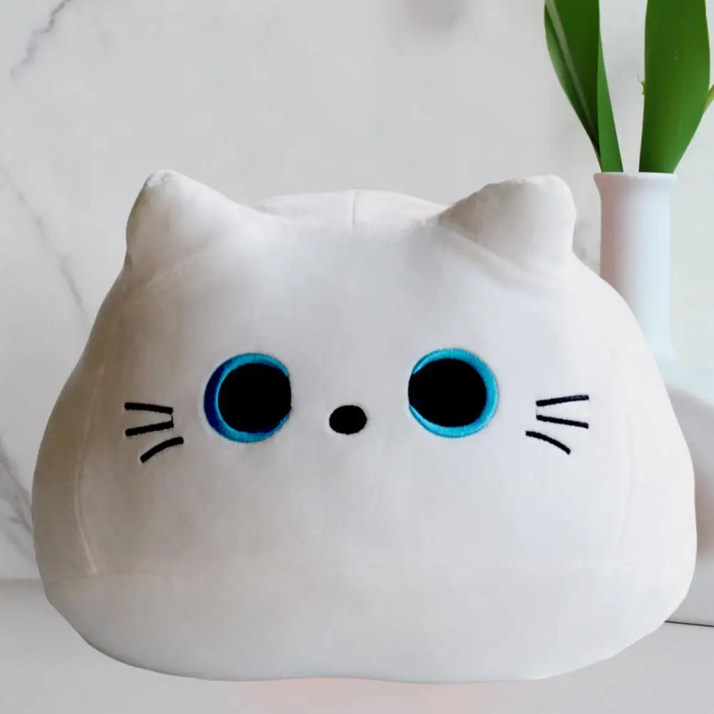 

Exquisite Adorable White Cartoon Kitten Doll Soft Sofa Throw Pillow Home Decoration Plush Doll Pillow Cat Plush Pillow