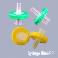 100pcs lab 13mm 25mm disposable pp syringe millipore filtration microporous membrane needle filter