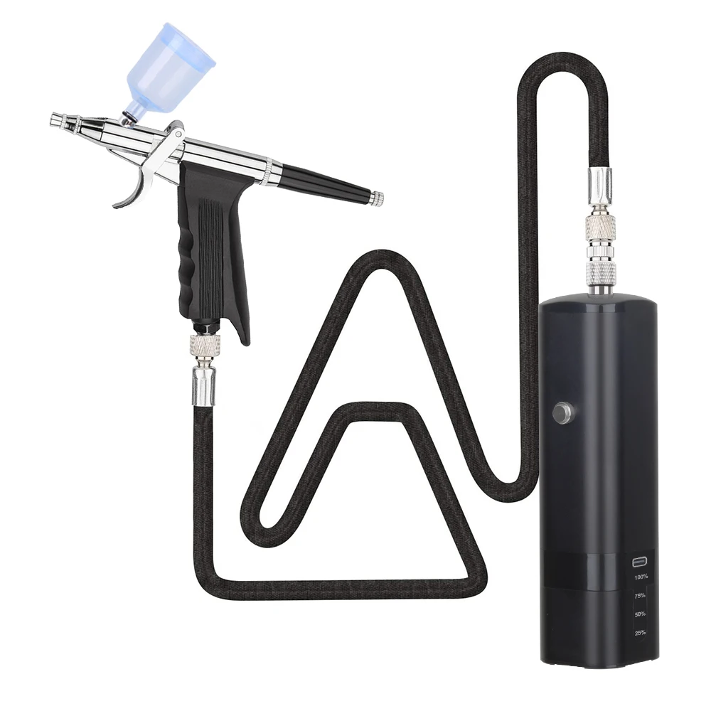 Профессиональный беспроводной Аэрограф мини карманные компрессоры с шлангом