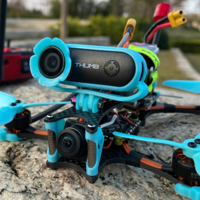

3D печать ТПУ полное покрытие камера крепление M3 M4 M5 для RUNCAM THUMB FPV Cinewhoop Ducted Drones DIY части