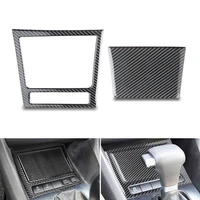for vw golf 6 mk6 2010 2011 2012 2013 car interior center console gear shift panel ashtray box cover carbon fiber decor