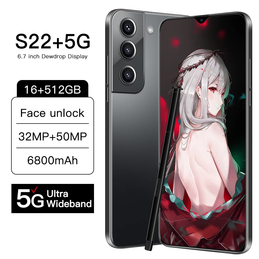 

2022 hot sale 12+512gb Japanese 5g cheapest techno portable mobile phones