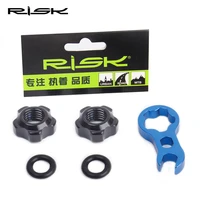 bicycle presta valve nut with tool set road bike mtb valve fixed nut washer france tire waterproof protection accessories