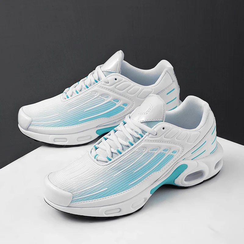 

JIEMIAO Casual Sneakers Men Air Cushion Mesh Breathable Sport Running Shoes 2022 High Quality Platform Women Walking Shoes