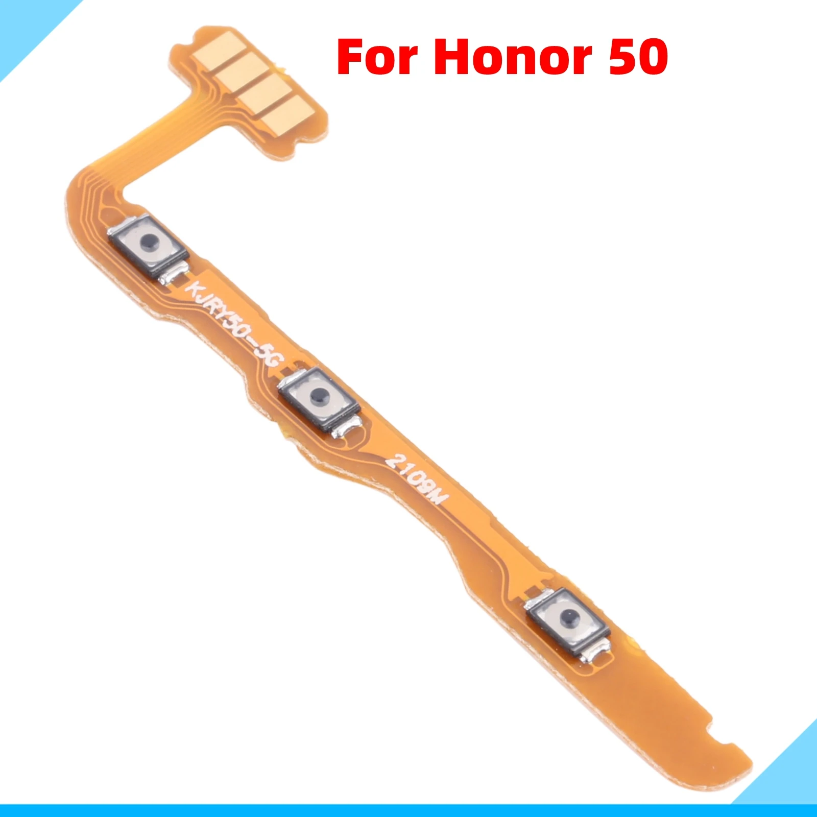 Гибкий кабель для Honor 50 Honor50 гибкий боковой кнопки громкости запасные части ленты