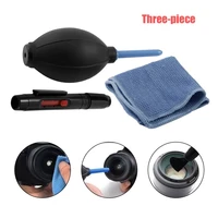 1 set cloth brush and air blower in digital camera cleaning kit dust photography professional cleaner air blower