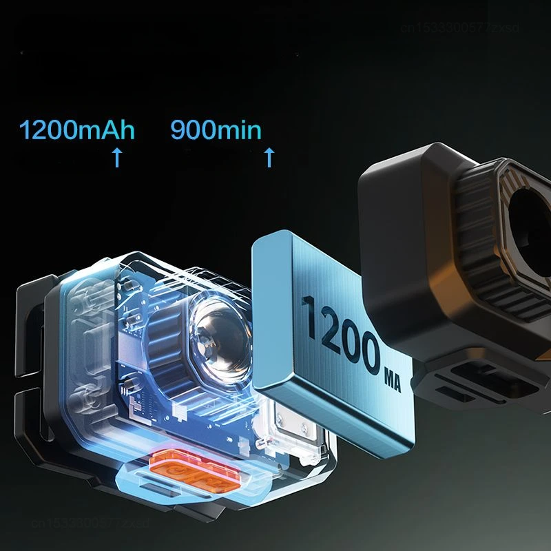 Xiaomi Warsun светодиодный сенсорный зажим для шляпы водостойкий налобный фонарь