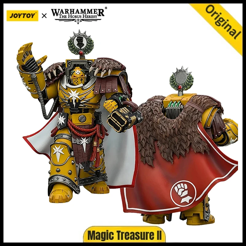 Фото В наличии: JOYTOY The Horus Heresy Imperial Fists Lord Castellan Evander Garrius Tyrant of Cthonia 1/18 (высота 14,3 см) №2