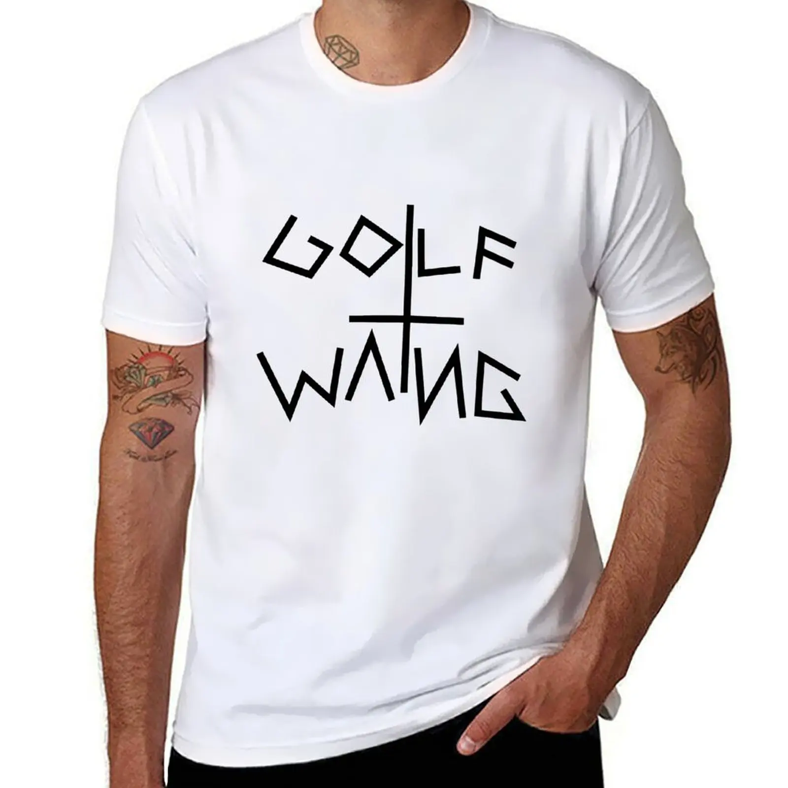 Футболка Golf-Wang-Wolf-Gang футбольная футболка черные футболки для мужчин упаковка