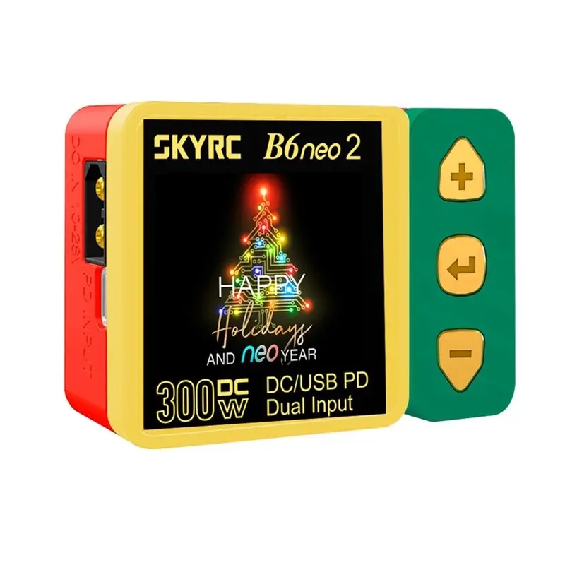 Фото Зарядное устройство SKYRC B6neo 2 Smart DC 300W PD 80W для аккумуляторов Lipo/Life/Lilon/Lihyv/Nimh/Nicd/Pb на Рождество №1
