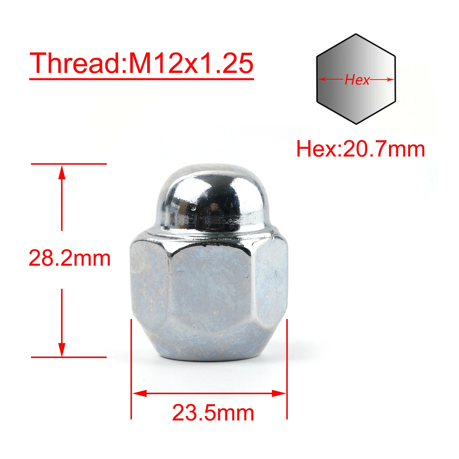 4 шт. автомобильные гайки-болты M12X1.25 для Infiniti Q45 QX4 QX60 Nissan Almera Elgrand Expert
