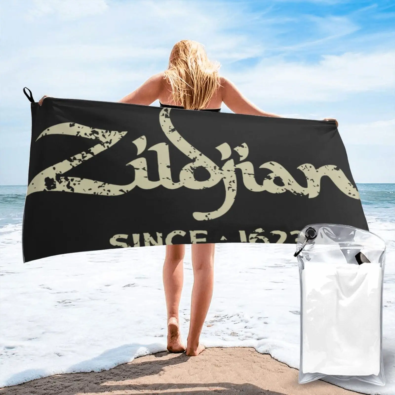 

Zildjian с 1623 года, полотенце с тарелками, 3405, пляжная одежда, полотенце для рук, пляжное полотенце для кухни, пляжное полотенце для кухни