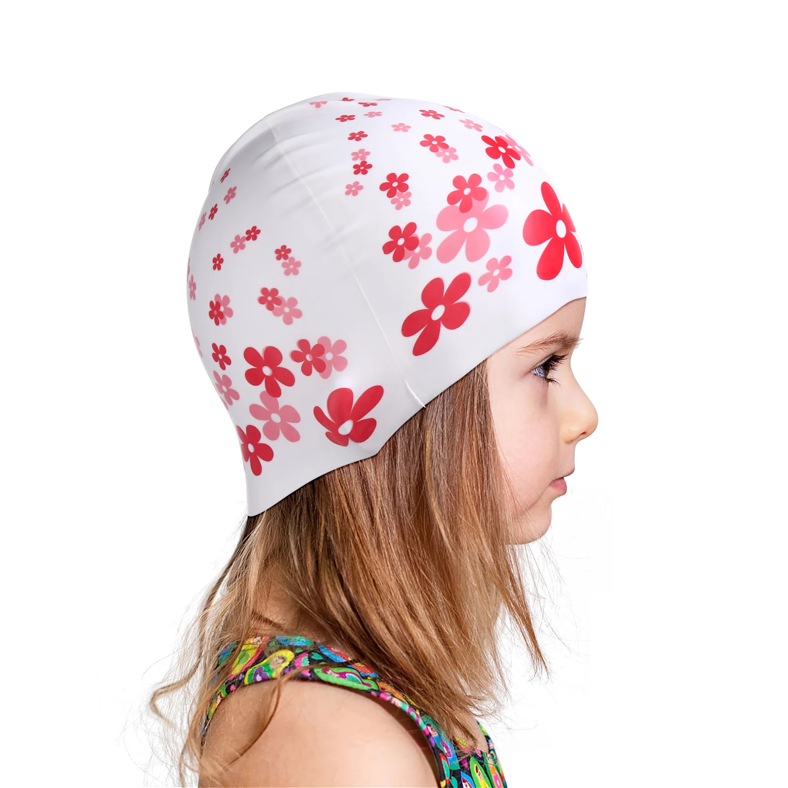 

1pc Kid Swim Bathing Hat Children Swim Caps Silicone Swimming Caps Waterproof Swimming Hat Kid Bathing Hat