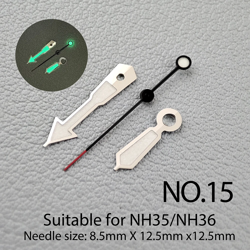 Золотая стрелка с супер люминесцентной указкой NH35 подходит для NH35/NH36 механизм