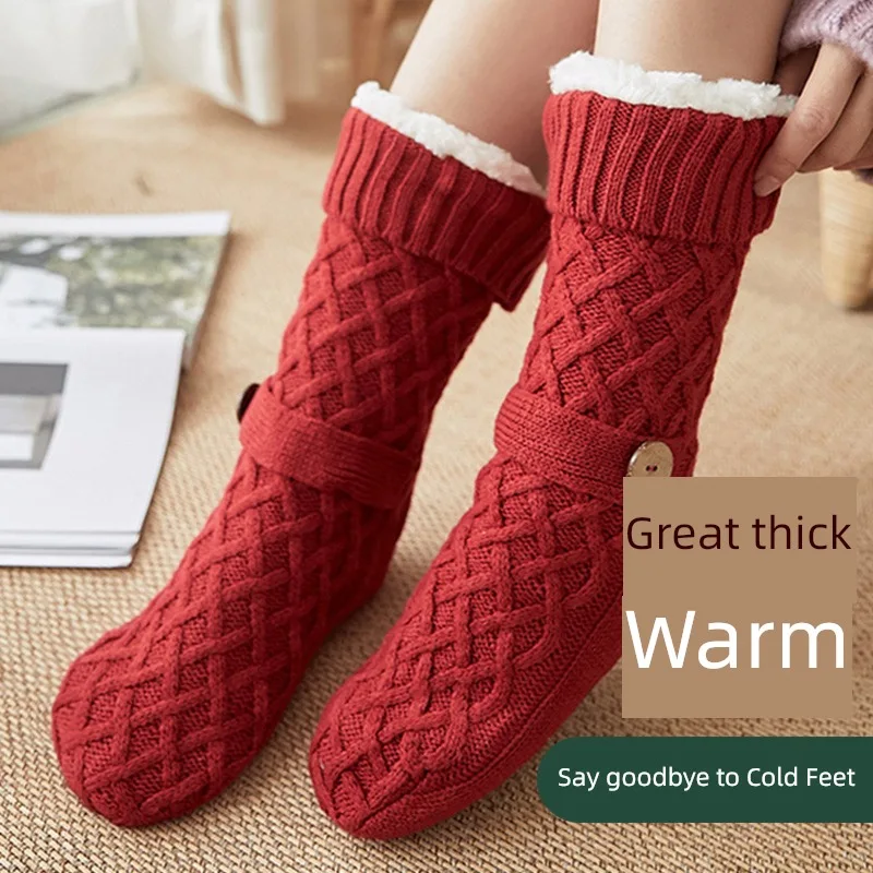 

Socks Children's warm feet floor carpet anti-skid bed socks