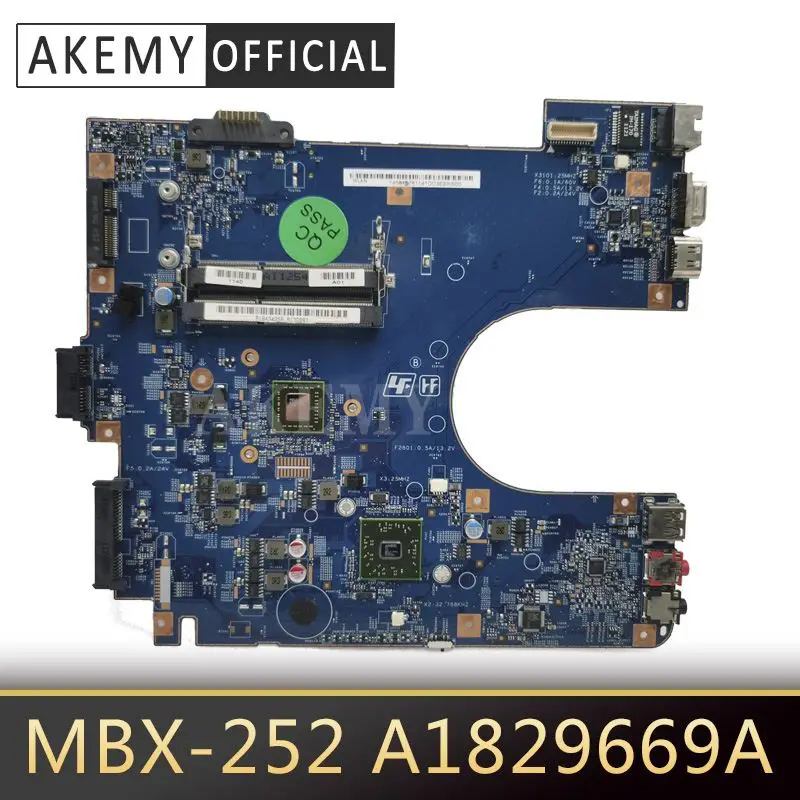 

Akemy Laptop motherboard For SONY VAIO VPCEL VPCEL22FX MBX-252 A1829669A Mainboard S0206-1 Z50-BR 48.4MS02.011
