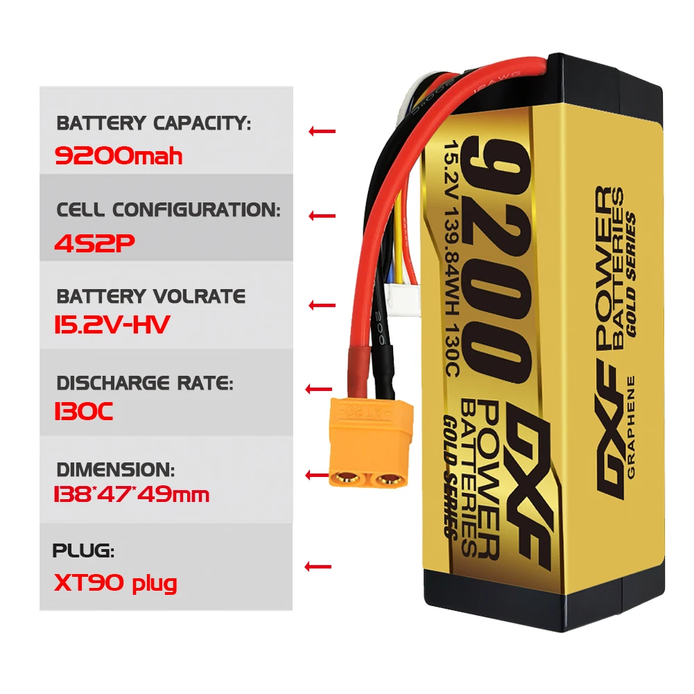 Рисунок 2 - Lipo 4S 15,2 V аккумулятор 9200