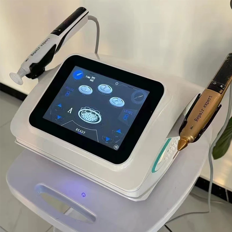 Новый профессиональный 2 в 1 холодная плазменная озоновая золотая ручка машина