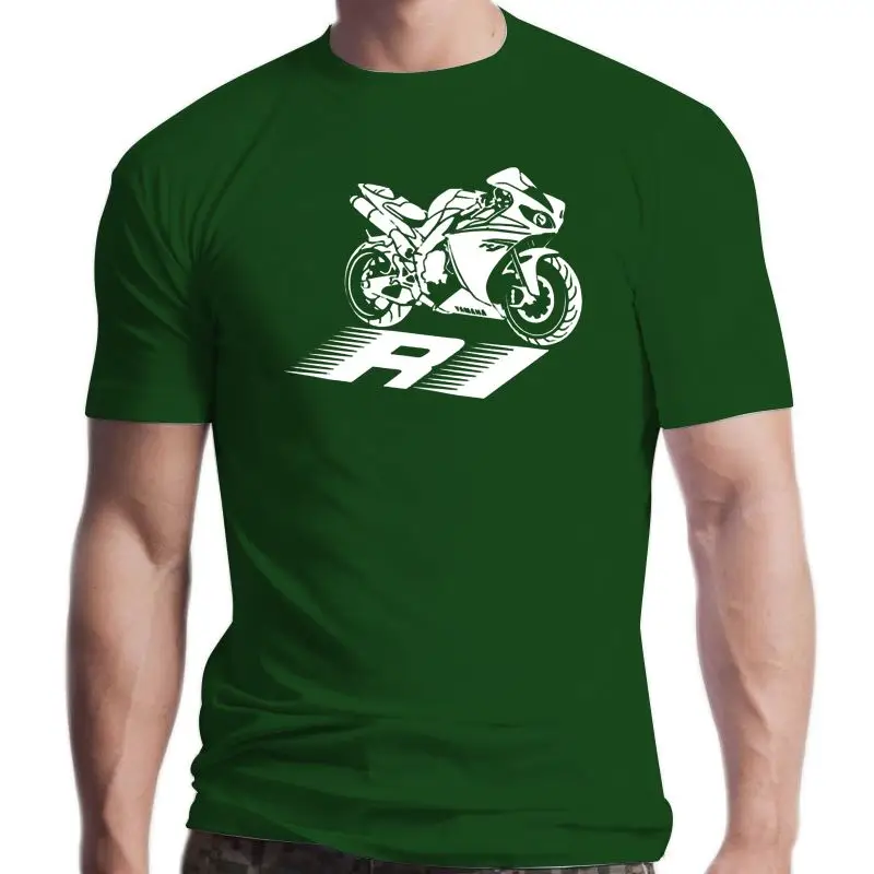 

New Fashion 3D T-shirt R1 Motorcycle Print T Shirt Summer Men's Short Sleeve O-neck Cotton Shirts Hip Hop Tees Tops Streetwear