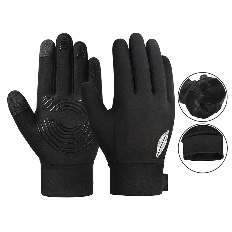 

Детские зимние перчатки, Детские теплые зимние перчатки для сенсорного экрана, велосипедные перчатки для мальчиков и девочек, уличные спор...