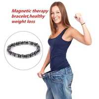 3pcs magnetic weight loss bracelets hematite beads bracelet charm natural stone bracelets for women men