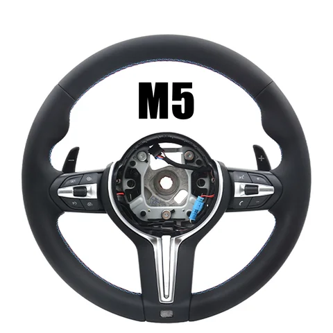 Кожаный руль для BMW F20 F30 F31 F32 F34 F10 F11 F06 F01 F02 X1 F48 X2 F39 X3 F25 X4 F26 X5 F15 X6 F16 Спортивное рулевое управление