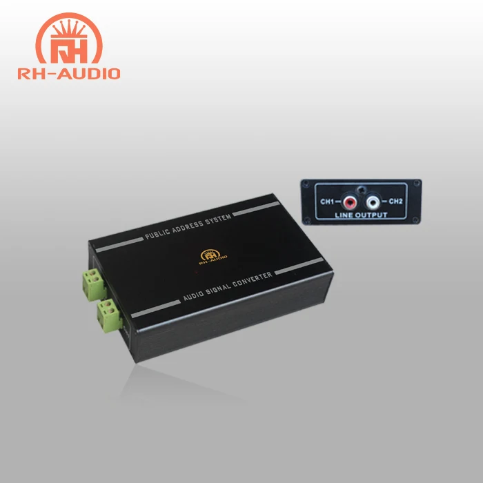 

RH-AUDIO Двухканальный преобразователь аудиосигнала 100 в