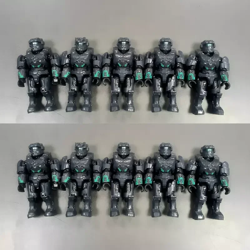 10 шт. MEGA CONSTRUX UNSC SPARTAN RIZ-028 МИНИ-ФИГУРКА FLEETCOM WARTHOG HNC57