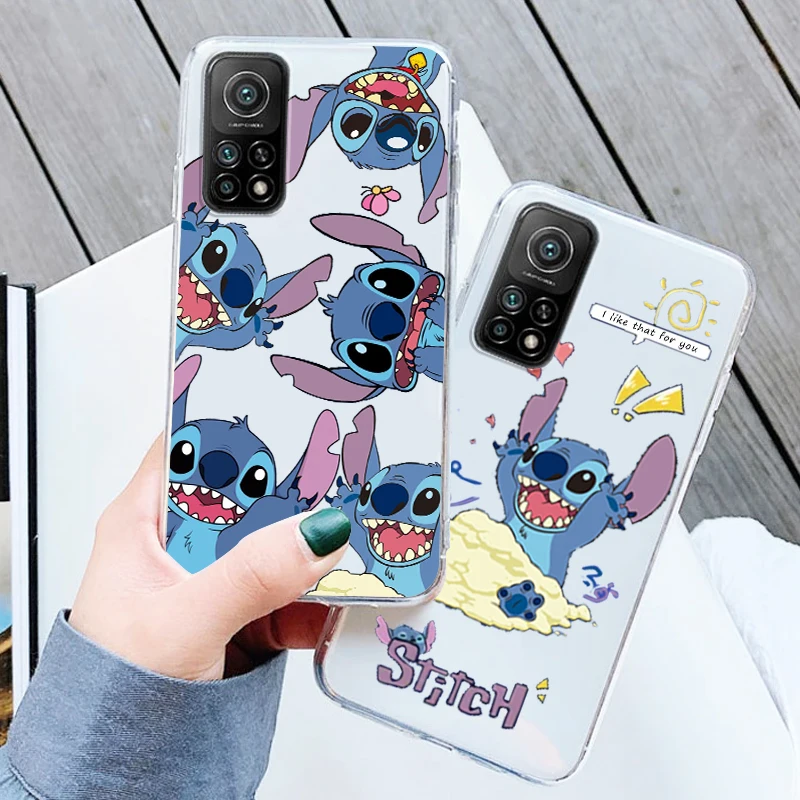 

Transparent Cover Lilo Stitch Disney Cool Phone Case For Xiaomi Redmi Note 11E 11S 11 11T 10 10S 9 9T 9S 8 8T Pro Plus 5G 7