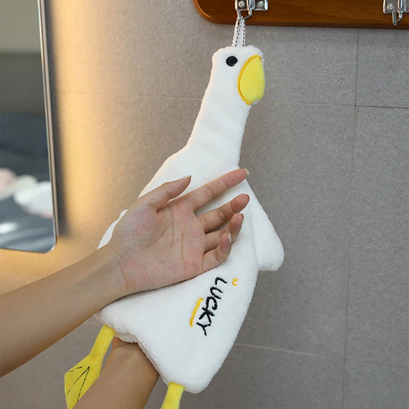 

Мультяшное животное, милое утка, салфетка, впитывающее полотенце, подвесная стирка, полотенце, носовой платок, салфетка для чистки