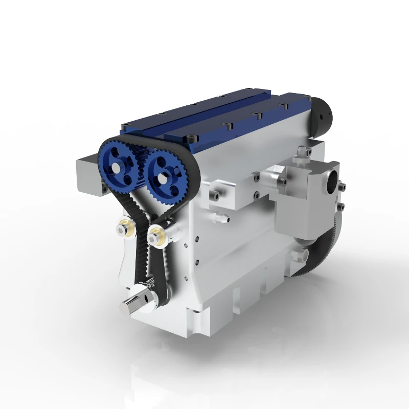 Модель бензинового четырехцилиндрового двигателя 38cc