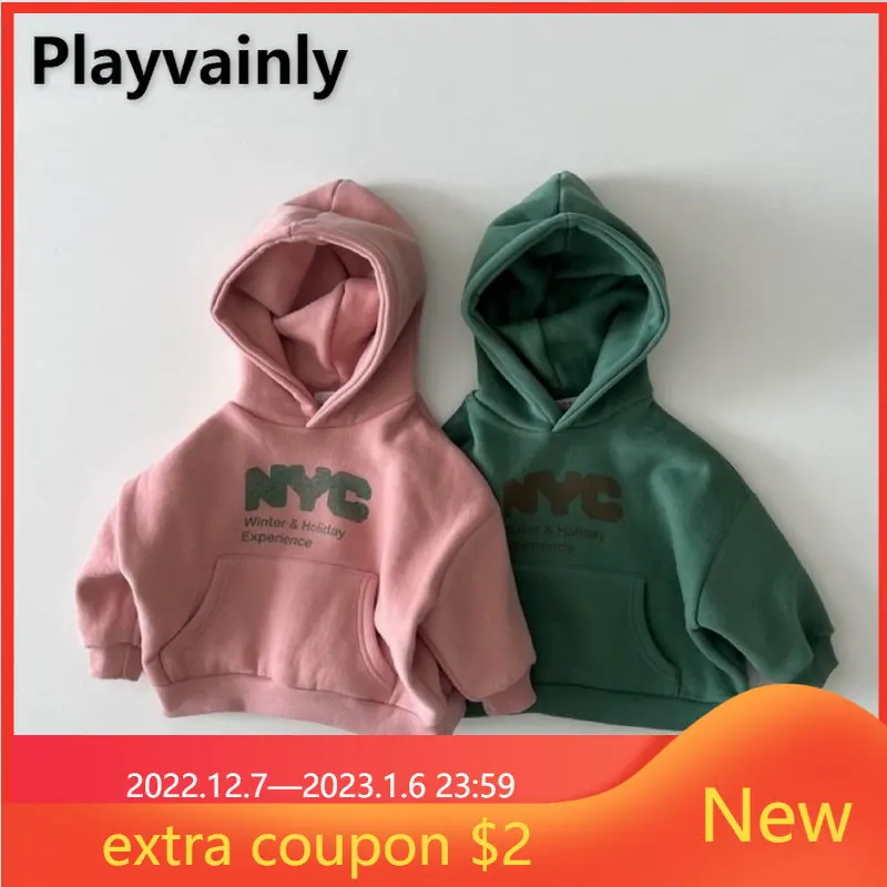 

Осенне-зимние флисовые толстовки для мальчиков и девочек, розовые, зеленые толстовки с длинным рукавом и капюшоном, утепленное пальто, детс...