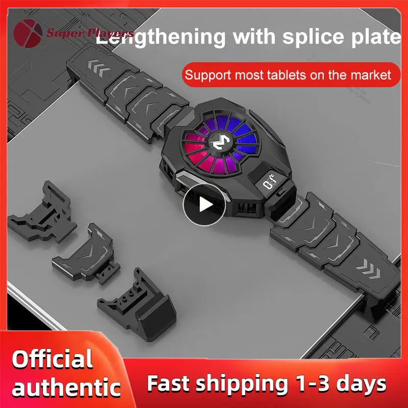 

Silent Fan Cooling Fan Portable Lightweight Tablet Radiator Telescopic Fast Cooling Device Office Accessories With Led Screen