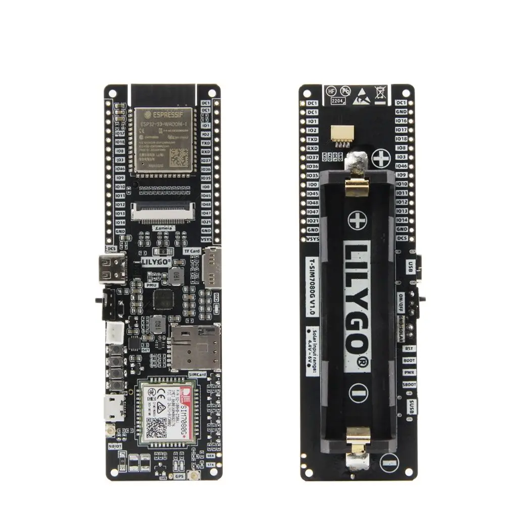 

T-SIM7080G-S3 SIM7080 макетная плата с поддержкой Cat-M NB-Iot WIFI Bluetooth 5,0 с GPS флэш 16 Мб PSRAM 8 Мб LILYGO