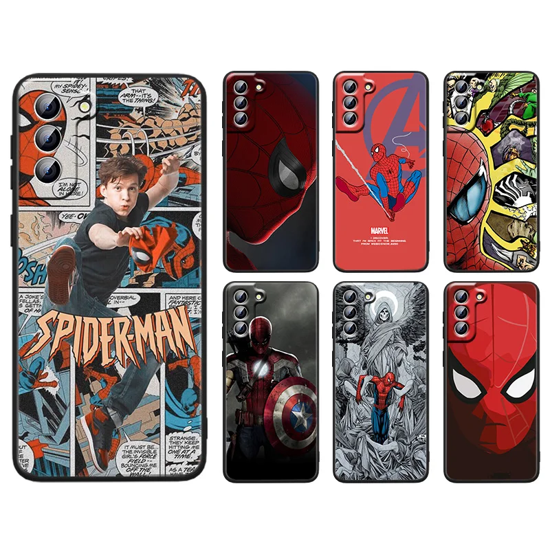 

Avengers Spiderman For Samsung A91 A72 A71 A53 A52S A51 A42 A33 A32 A22 A21S A13 A03S A02S A01 Core Black Phone Cover Funda Case