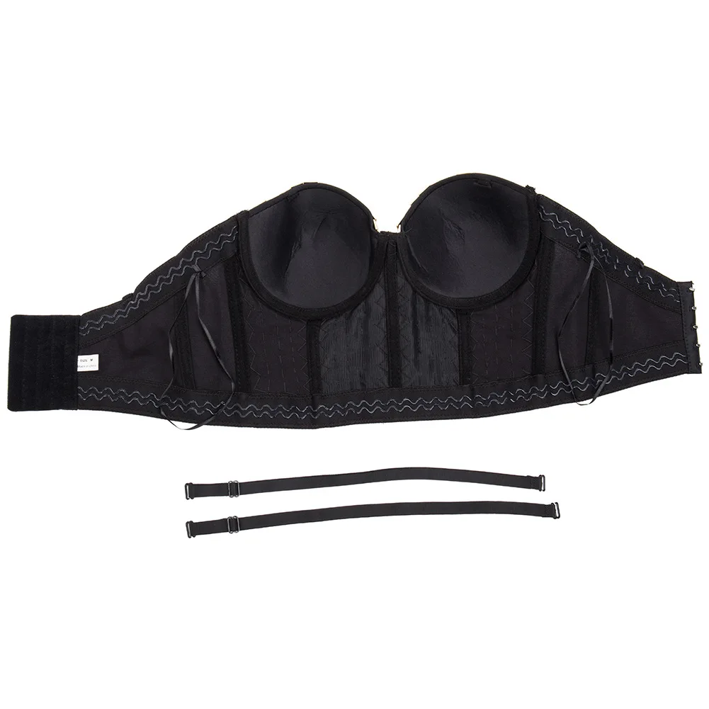 Бюстгальтер женский с серебристыми заклепками пуш-ап металлический | Женская